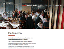 Tablet Screenshot of parlamento.com.au