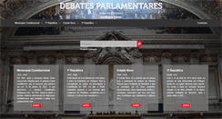 Desktop Screenshot of debates.parlamento.pt