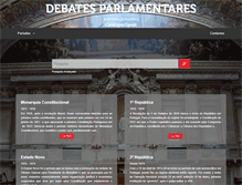 Tablet Screenshot of debates.parlamento.pt
