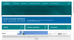 Desktop Screenshot of parlamento.pt